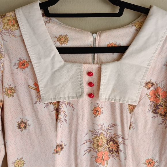 1960s blouse or micro mini dress sz M - Picture 3 of 3